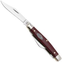 Image for Case Medium Stockman 30465 Smooth Mulberry Synthetic 4344 SS pocket knife