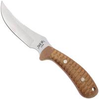 Afbeelding voor Case Ridgeback Hunter 30592, Stonewashed Stainless Steel, Natural Canvas Laminate/Red G-10, jachtmes