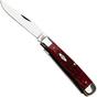 Image for Case Trapper Dark Red Bone, Peach Seed Jig, 31950, 6254 CV pocket knife