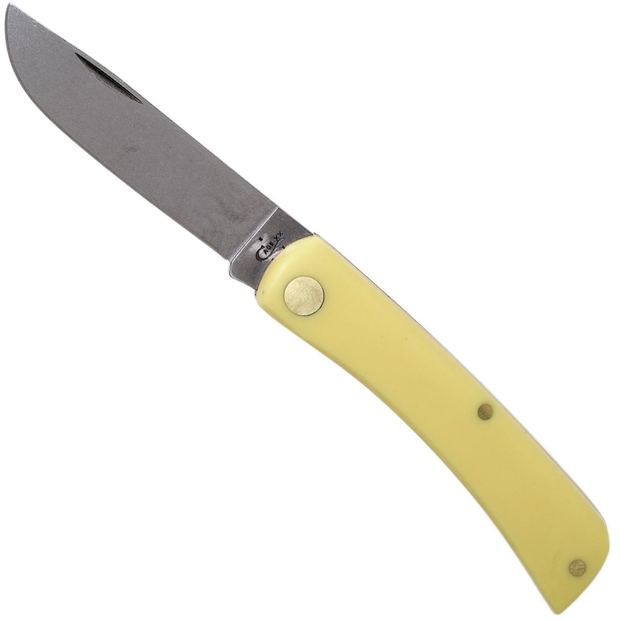 Case Sod Buster Jr. Yellow Synthetic, 00032, 3137 CV-Stahl aschenmesser