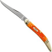 Case Small Texas Toothpick 35817 Crandall Jig Cayenne Bone, coltello da tasca