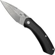 Case Westline 36550 Black Anodized Aluminum, Drop Point Blade S35VN, coltello da tasca