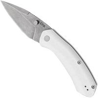 Bild für Case Westline, Silver Anodized Aluminum, Drop Point Blade S35VN, 36553 Taschenmesser