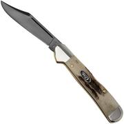 Case Mini Copperlock 36742 Vintage Bone, PVD Blade V61749L coltello da tasca