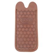 Case Knife Slip Herringbone 41412 Genuine Brown Leather, lederen foedraal
