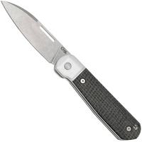 Imagen para Case Highbanks 42230 Stonewashed CPM 20CV Black Burlap Micarta, navaja