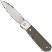 Case Highbanks 42231 Stonewashed CPM 20CV Green Canvas Micarta, Taschenmesser