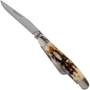 Case Medium Stockman Amber Jigged Bone, 00042, 6318 SS coltello da tasca