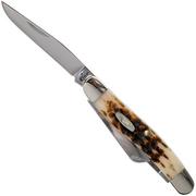 Case Medium Stockman Amber Jigged Bone, 00042, 6318 SS navaja