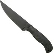 Case Winkler Skinner 43173 Kevin Holland, Black Canvas Laminate, Leather Sheath hunting knife