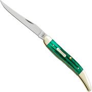 Case Kinfolk Jig Medium Texas Toothpick Jade Bone 48947, 610094 SS, pocket knife