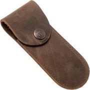 Case soft Leather sheath Medium, Dark Brown 50003 funda de cuero
