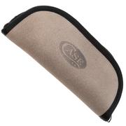Case Taco Pouch 50283 Grey Suede Leather, zakmes pouch