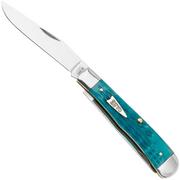 Case Trapper 50640 Sky Blue Bone, Crandall Jig, 6254 SS pocket knife