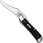 Case Russlock 51859 Pocket Worn Mediterranean Blue Bone, Peach Seed Jig 61963L SS pocket knife