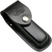 Case Leather Sheath Medium Job Logo 52226 Black funda de cuero