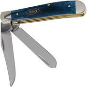 Case Mini Trapper Mediterranean Blue Bone, Smooth, 52803, 6207 SS pocket knife 
