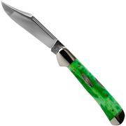 Case Copperlock Brilliant Green Bone, Smooth, 52823, 61549L SS pocket knife 