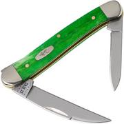 Case Mini Copperhead Brilliant Green Bone, Smooth, 52825, 62109W SS pocket knife 