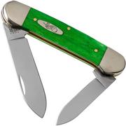 Case Canoe Brilliant Green Bone, Smooth, 52826, 62131 SS pocket knife 
