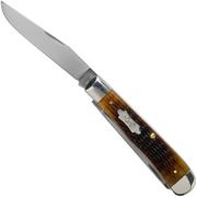 Case Trapper Antique Bone, Rogers Corn Cob Jig, 52832, 6254 SS pocket knife
