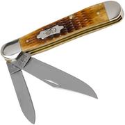 Case Copperhead Antique Bone, Rogers Corn Cob Jig, 52833, 6249 SS pocket knife