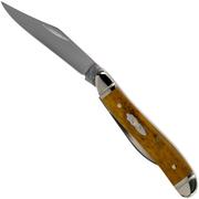 Case Peanut Smooth Antique Bone 58201, 6220 SS pocket knife