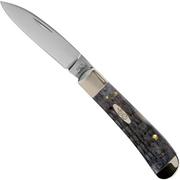 Case Tribal Lock Pocket Worn Grey Bone, Crandall Jig, 58411, TB612010L CV pocket knife