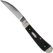 Case Sway Back Ebony Wood, Worked Bolsters, 59675, TB71117 SS pocket knife