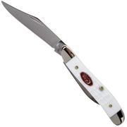Case Peanut Sparxx White Synthetic, 60188, 6220 SS pocket knife