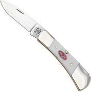 Case Lockback 60199 Standard Jig White Synthetic SparXX 61225L SS, pocket knife