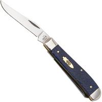Bild für Case Mini Trapper Blue Smooth Sycamore Wood, 63731, 7207 Stainless Steel Taschenmesser