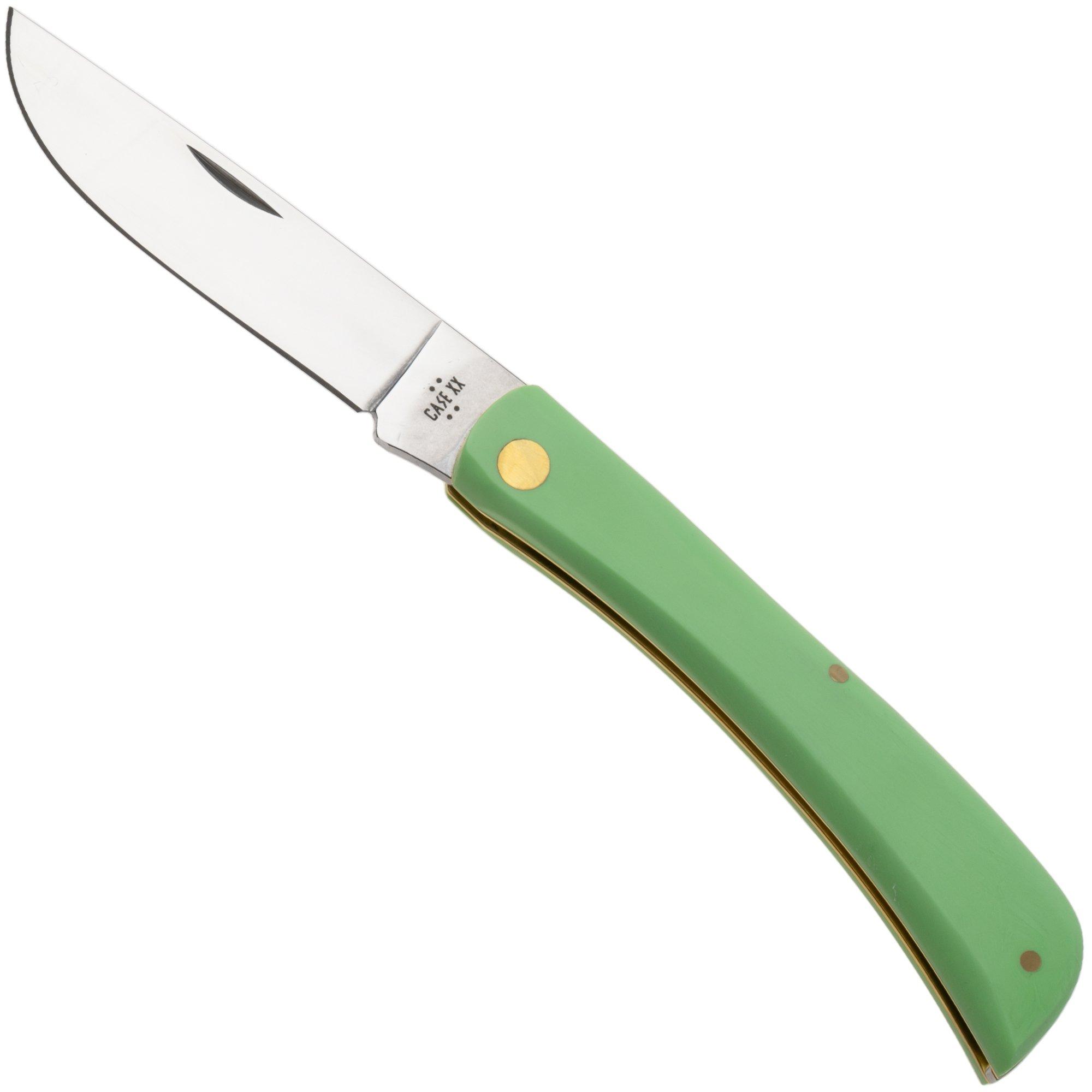 Case Sod Buster Mint Green Synthetic, 63837, 4138 SS couteau de poche