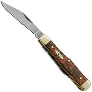 Case Small Swell Centre Jack Maple Burl Wood 64061, 7225 1/2 SS pocket knife