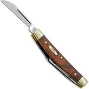 Case Small Congress 64069, 7468 SS Brown Maple Burl Wood, pocket knife