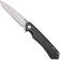 Afbeelding voor Case Kinzua Spearpoint Black Anodized Aluminum, 64633, S35VN, serrated zakmes  