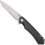 Image for Case Kinzua Spearpoint Black Anodized Aluminum, 64633, S35VN, serrated pocket knife