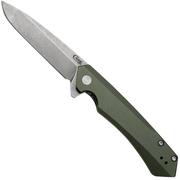Case Kinzua Spearpoint, OD Green Anodized Aluminum, S35VN, 64659 couteau de poche