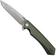 Afbeelding voor Case Kinzua Spearpoint, OD Green Anodized Aluminum, S35VN, 64659 zakmes