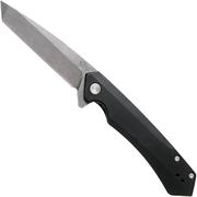 Case The Kinzua, Black Anodized Aluminum, Tanto S35VN, 64665 pocket knife