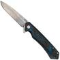 Image for Case The Kinzua, Blue & Black Marbled Carbon Fiber, Spear Blade S35VN, 64803 pocket knife