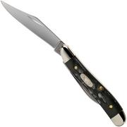 Case Peanut Jigged Buffalo Horn 65014, BH220 SS pocket knife
