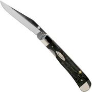 Case Kickstart Trapperlock Jigged Buffalo Horn 65023, BH154AC SS pocket knife