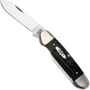 Case Canoe 65029 Jigged Buffalo Horn BH2131 SS pocket knife