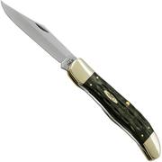 Case Folding Hunter 65030 Jigged Buffalo Horn, couteau de poche avec fourreau