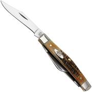 Case Medium Stockman 65335 Case 6.5 BoneStag 6.5344 Stainless Steel Taschenmesser