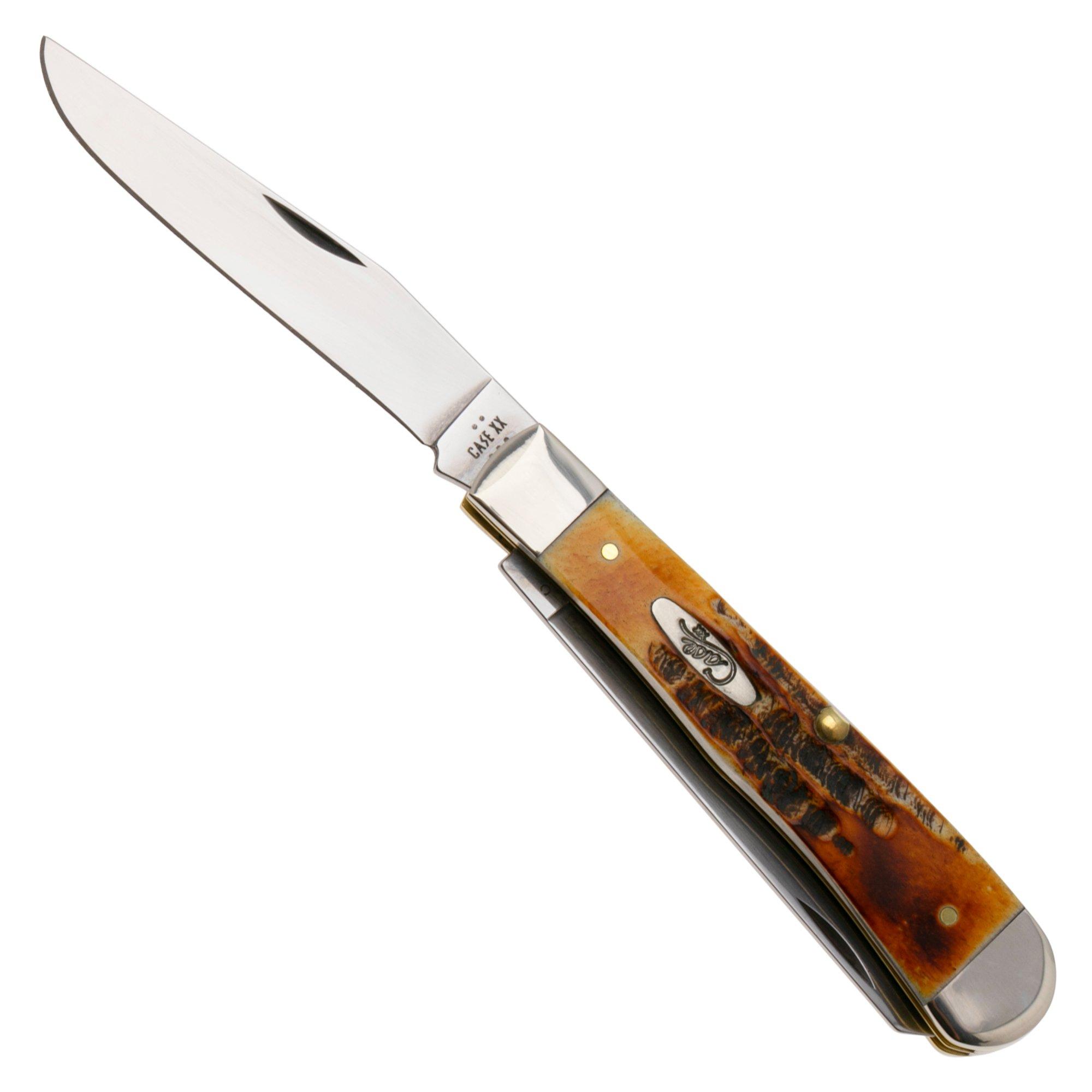 Case Trapper 6.5 BoneStag, 65345, 6.5254C Stainless Steel Taschenmesser