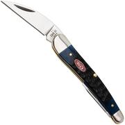 Bild für Case Seahorse Whittler, Navy Blue Bone, Rogers Jig, 6889, 6355WH Stainless Steel Taschenmesser