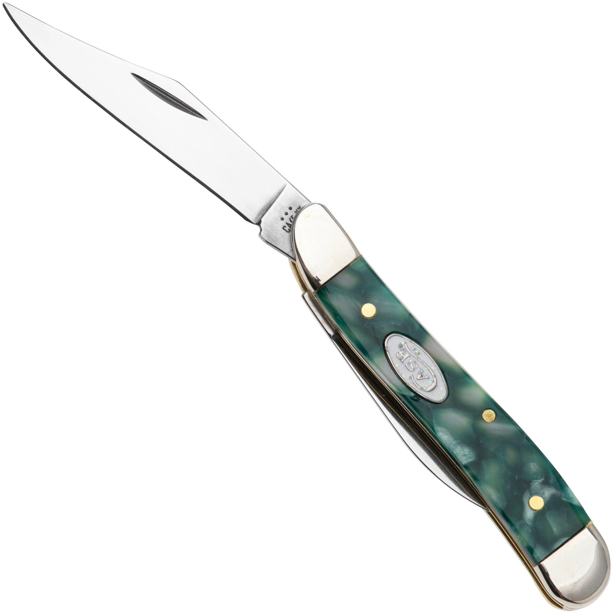 Case Peanut 71384 SparXX, Smooth Green Kirinite 10220 Taschenmesser