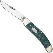 Case Sowbelly 71385 SparXX, Smooth Green Kirinite TB10139 pocket knife, Tony Bose design